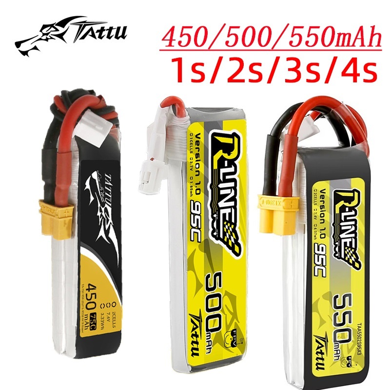 Drone Battery 3S - 3 pçs nova tattu 450/500/550mah 75/95c