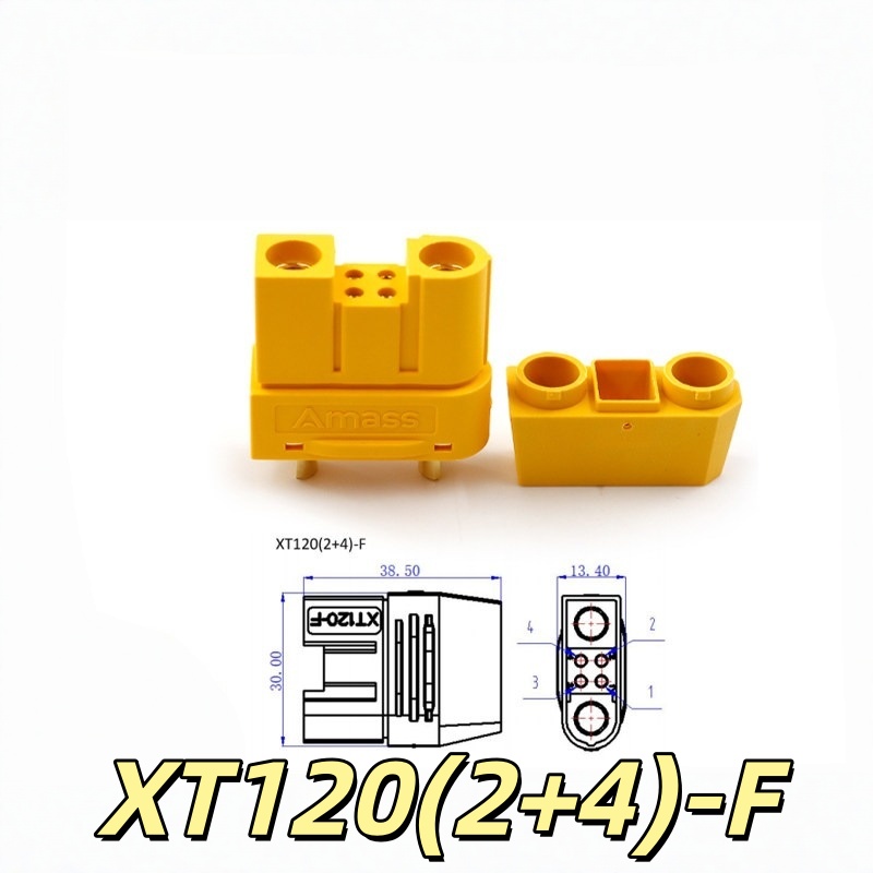 Conector Amass Original XT120( - Drone Battery High Voltage avaliação e preço