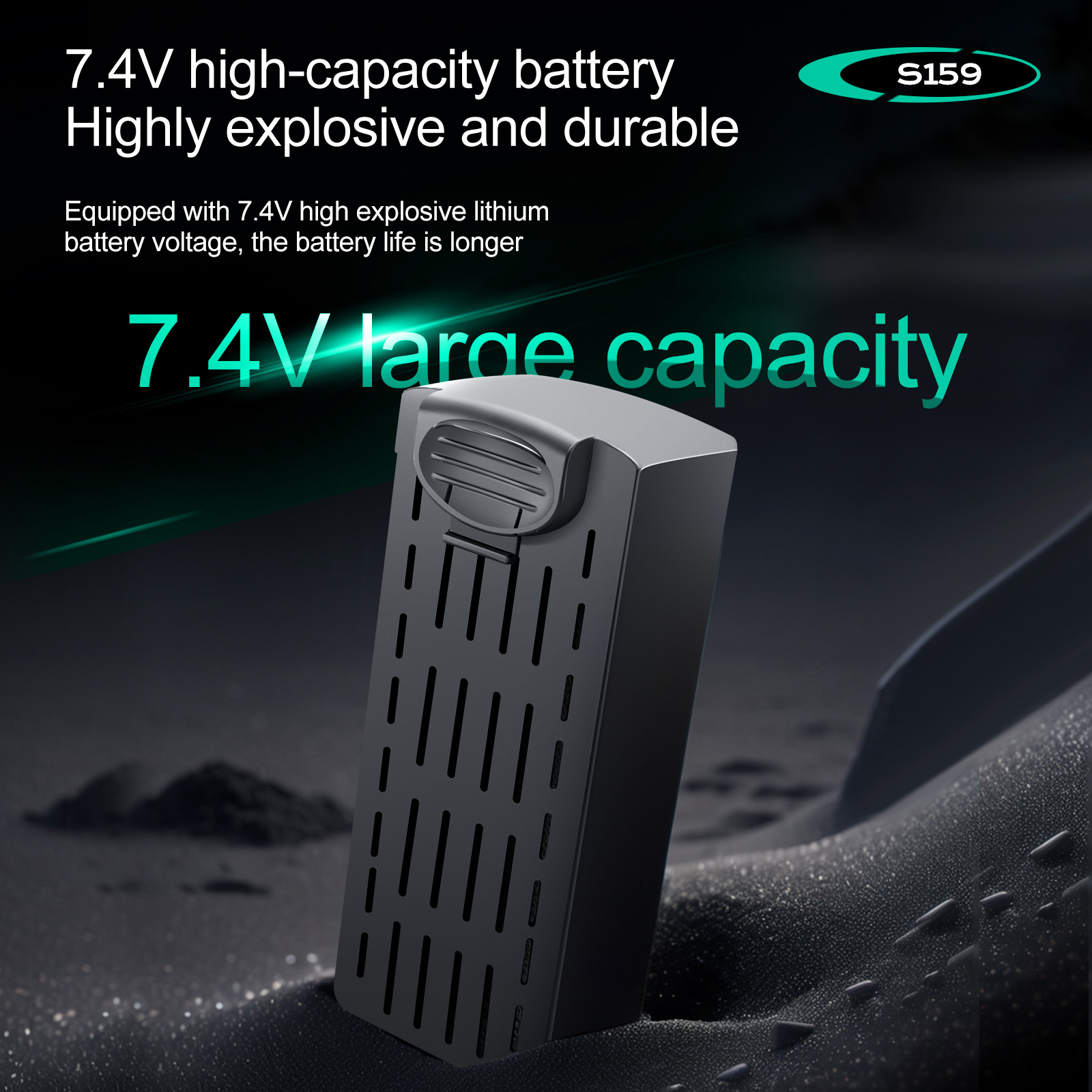 Bateria s159 7.4v 2200mah s159 - Drone Battery Li-Ion avaliação e preço