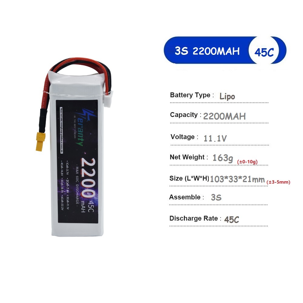 Bateria lipo 11.1v 3s 1500mah  - Drone Battery 3S avaliação e preço