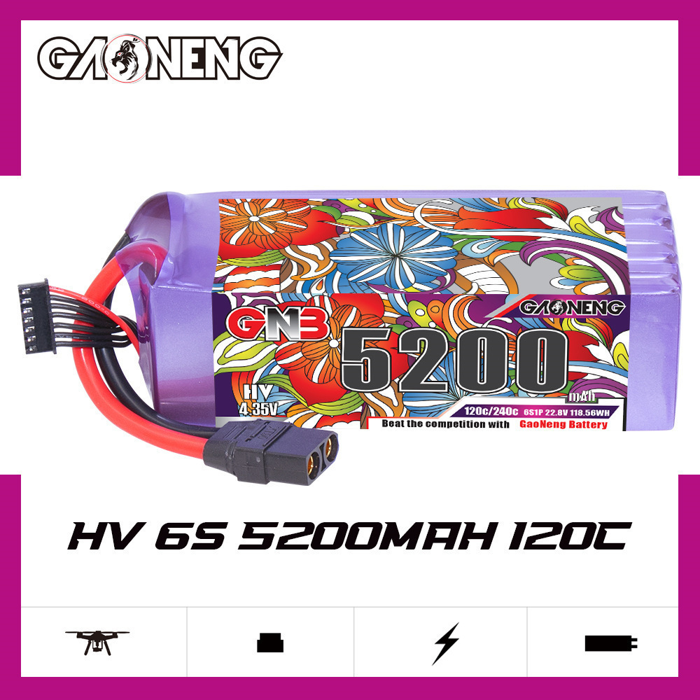 Bateria lipo gnb 6s 22.8v 3000 - Drone Battery 6S avaliação e preço