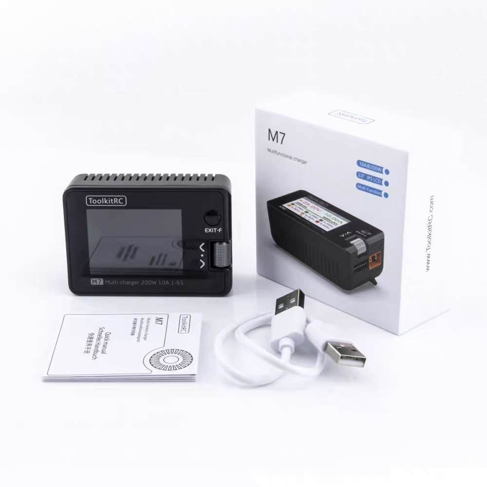 Para toolkitrc m7 200w 10a dc  - Drone Battery Voltage Checker avaliação e preço
